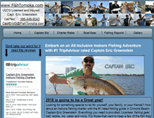 Tablet Screenshot of fishtomoka.com